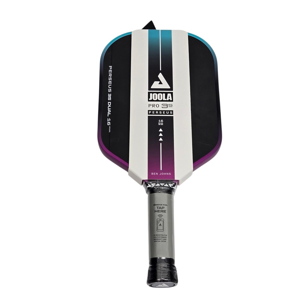 Joola Pro 3s Perseus Ben Johns 16mm Dual Pickleball Paddle NFC Chip - 600121